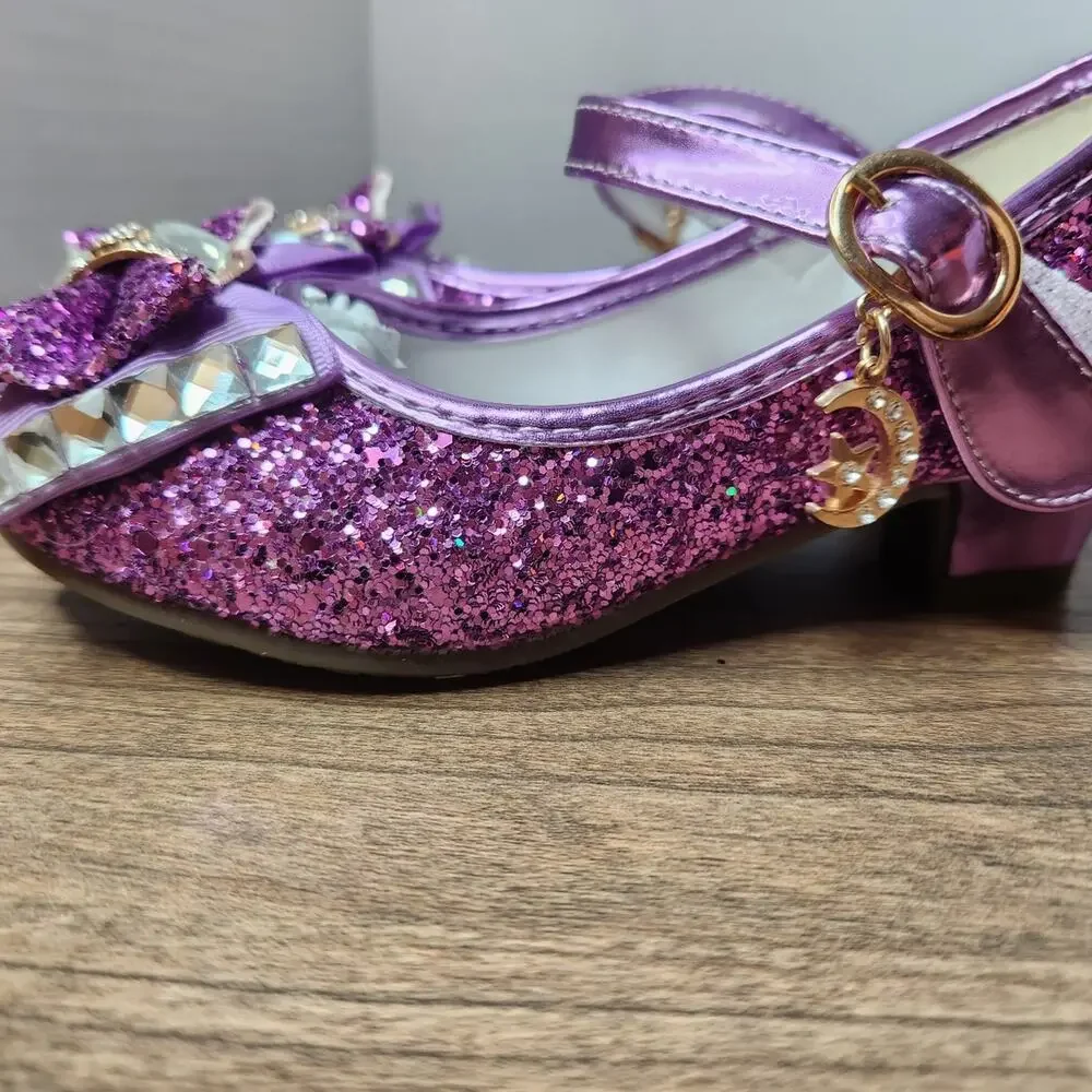 Little girls sparkley heels purple. RIDICULOUSLY cute! Size 10